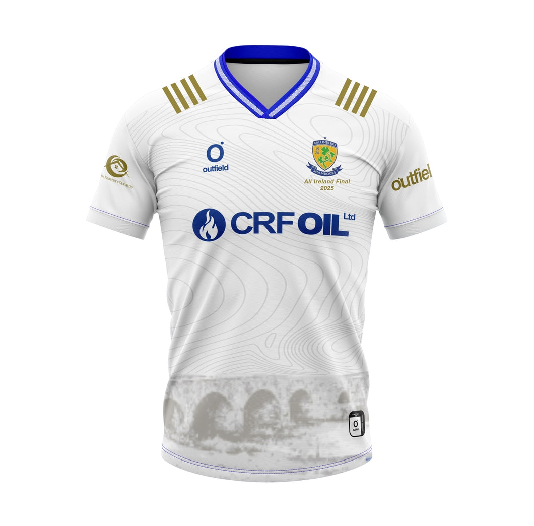 Ballinderry Shamrocks Adaptek All Ireland Final Commemorative Playing Jersey